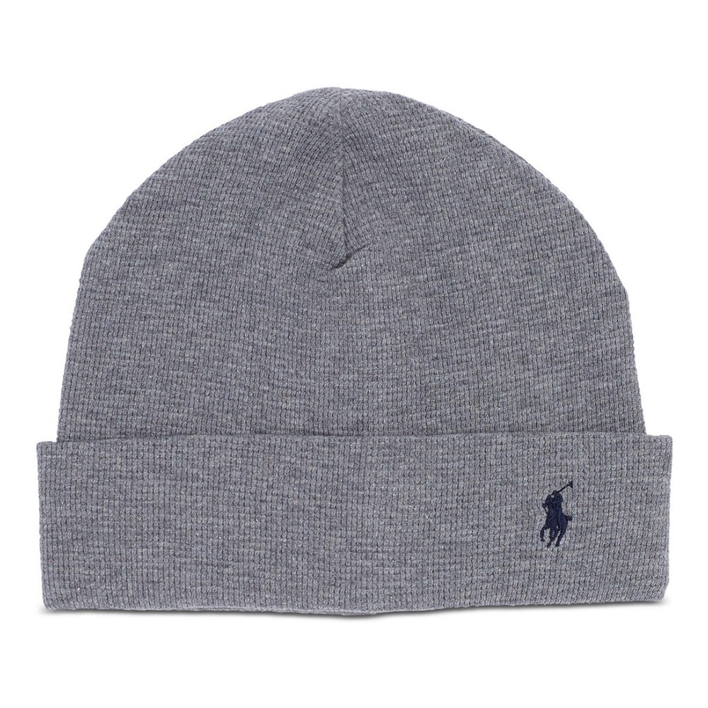 NWT Ralph Lauren Fortress Gray cuff Beanie